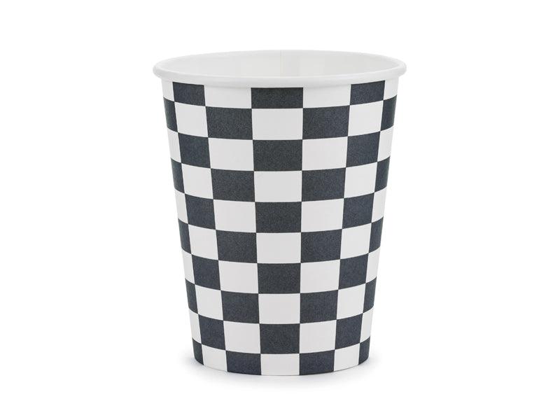 Becher Zielflagge, 220 ml, Mix (1 VPE / 6 Stk.) - FeierGlanz